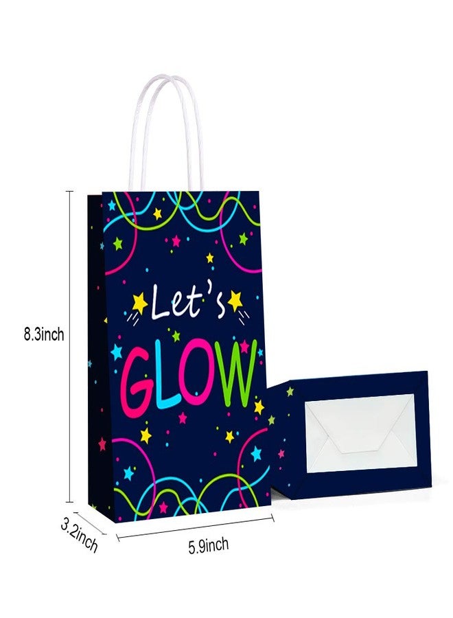 BCHOCKS Glow in the Dark Gift Bags, Creative Unique Party Favor Bags Treat Bags for Birthday Party Supplies(12pcs) - Image 3